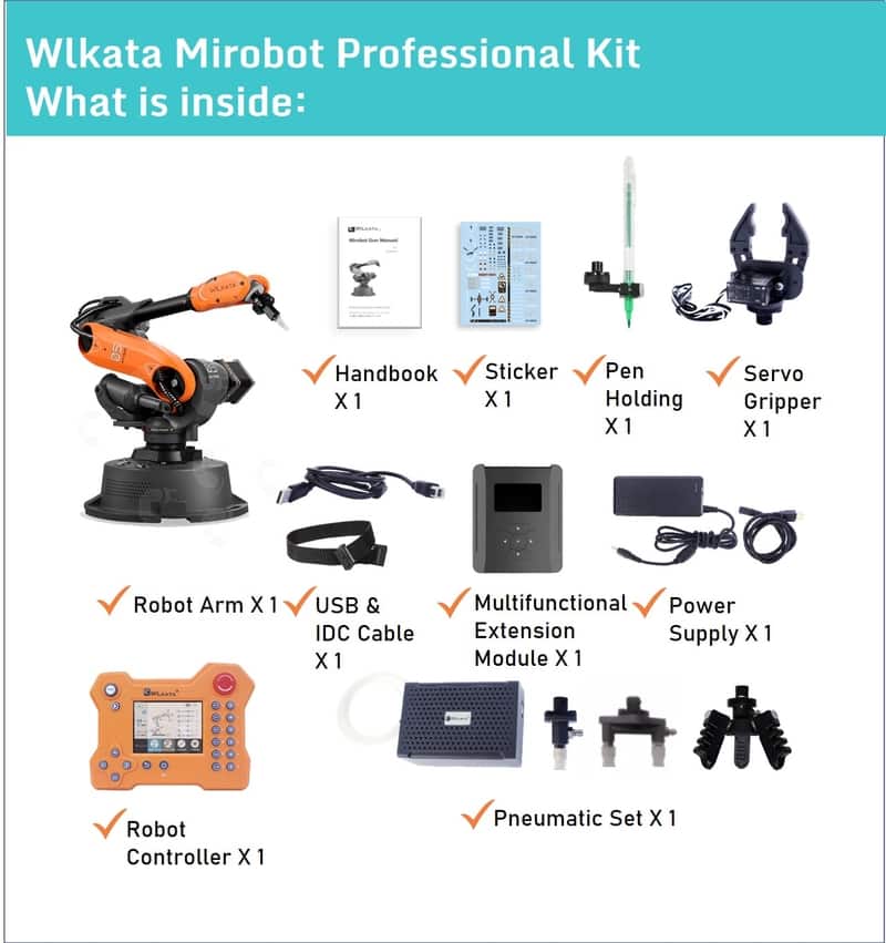 [무료배송] 울카타 WLKATA Mirobot Professional Kit 코딩 프로페셔널 로봇 키트